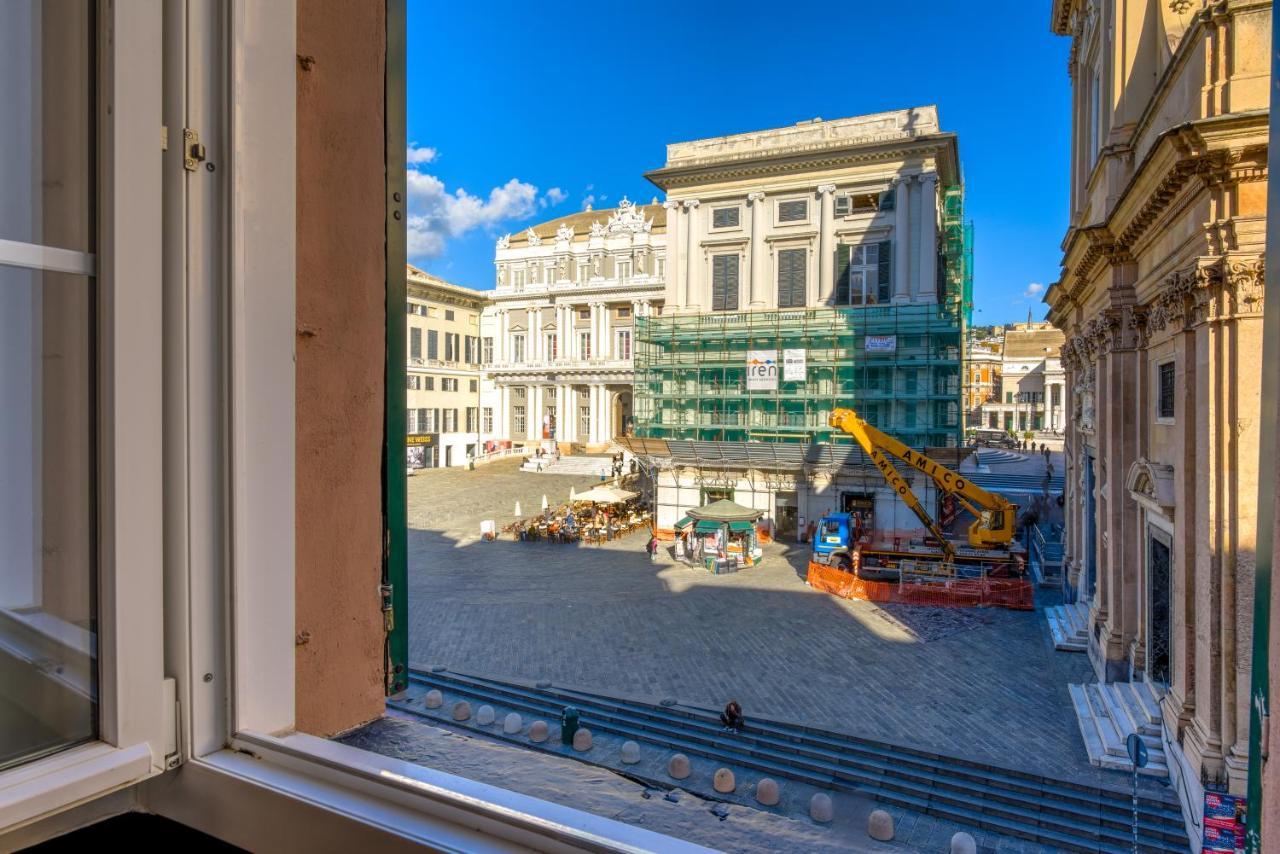 Luminoso Appartamento Nel Cuore Di Genova+Balcone ภายนอก รูปภาพ